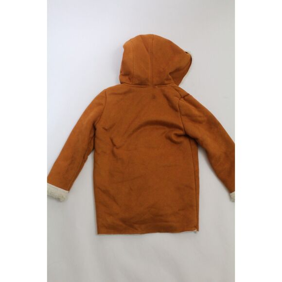 Girls SHEIN White Faux Fur Zip Jacket – Size 7Y - Picture 2 of 5